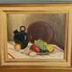 Oil on isorel by paulette a still life with xxth fruit