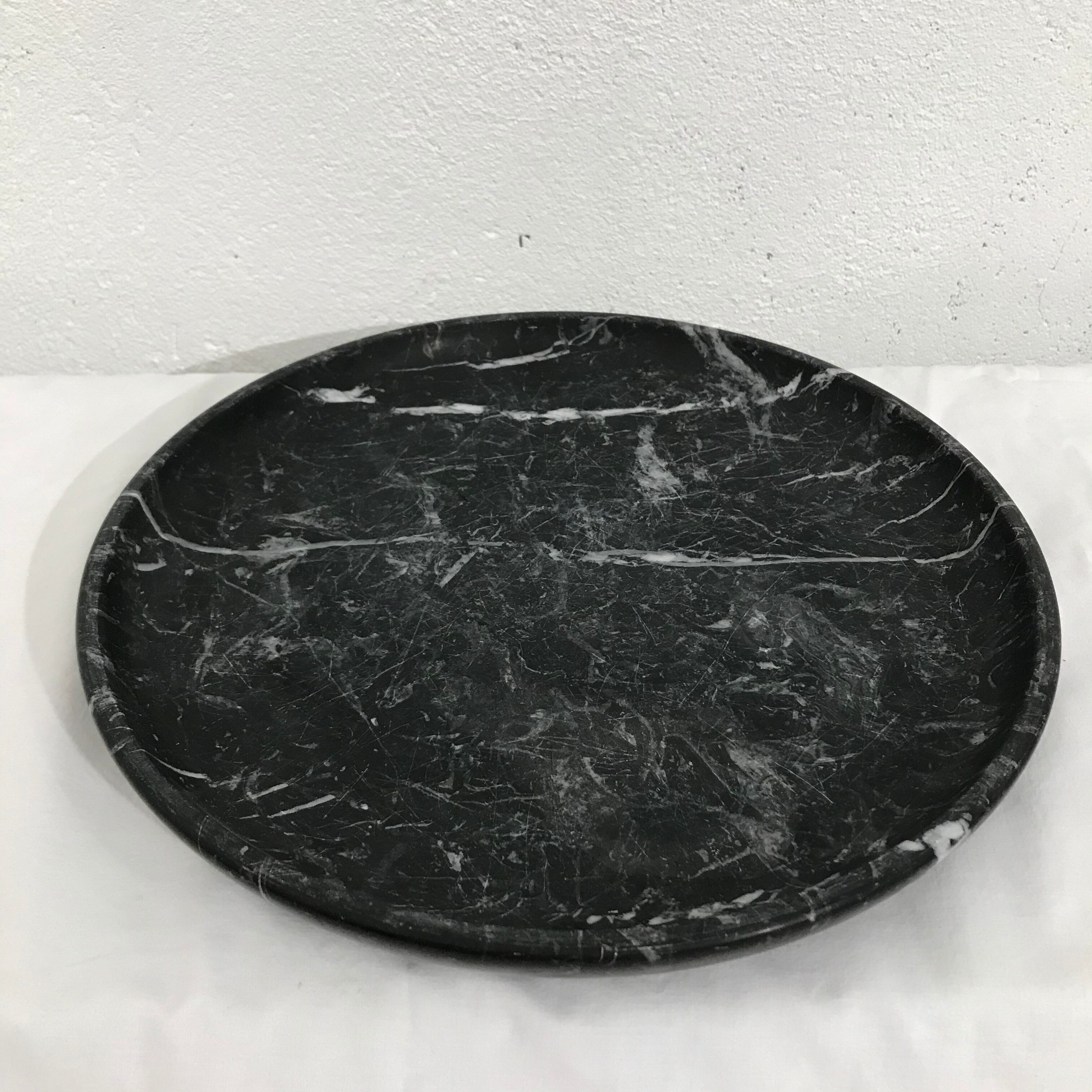 Black marble table center 1970