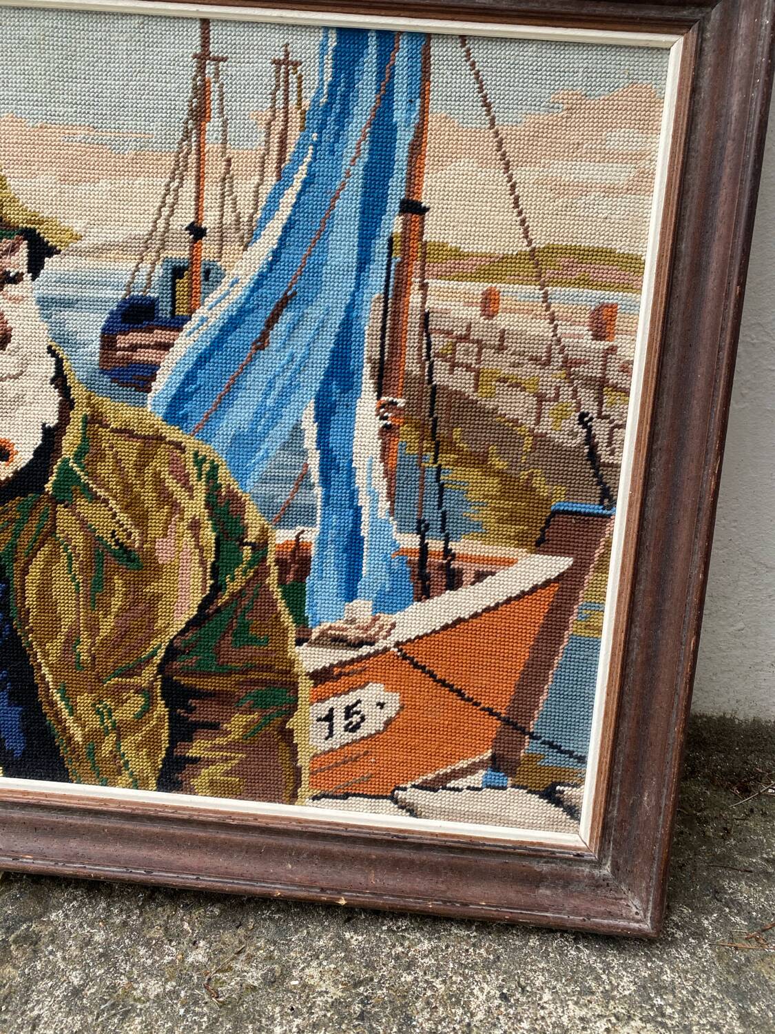 Vintage canvas “Fisherman”