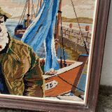 Vintage canvas “Fisherman”