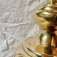 Large vintage brass lamp base - height: 75 cm