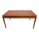 Table de repas vintage en teck extensible - 1960
