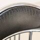4 Italian chairs in imitation crocodile leather from the 80s