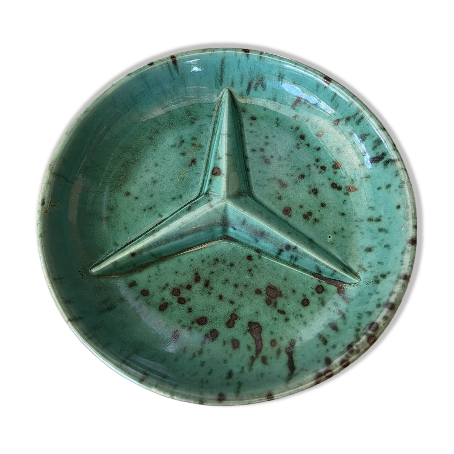 Vintage bowl West Germany star design 3 branches Mercedes