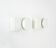 White "Foglio" wall lights by Tobia & Afra Scarpa for Flos, 1960s.