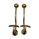 Old brass hooks