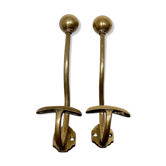 Old brass hooks