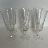 6 champagne flutes