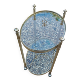 Old vintage rolling serving table