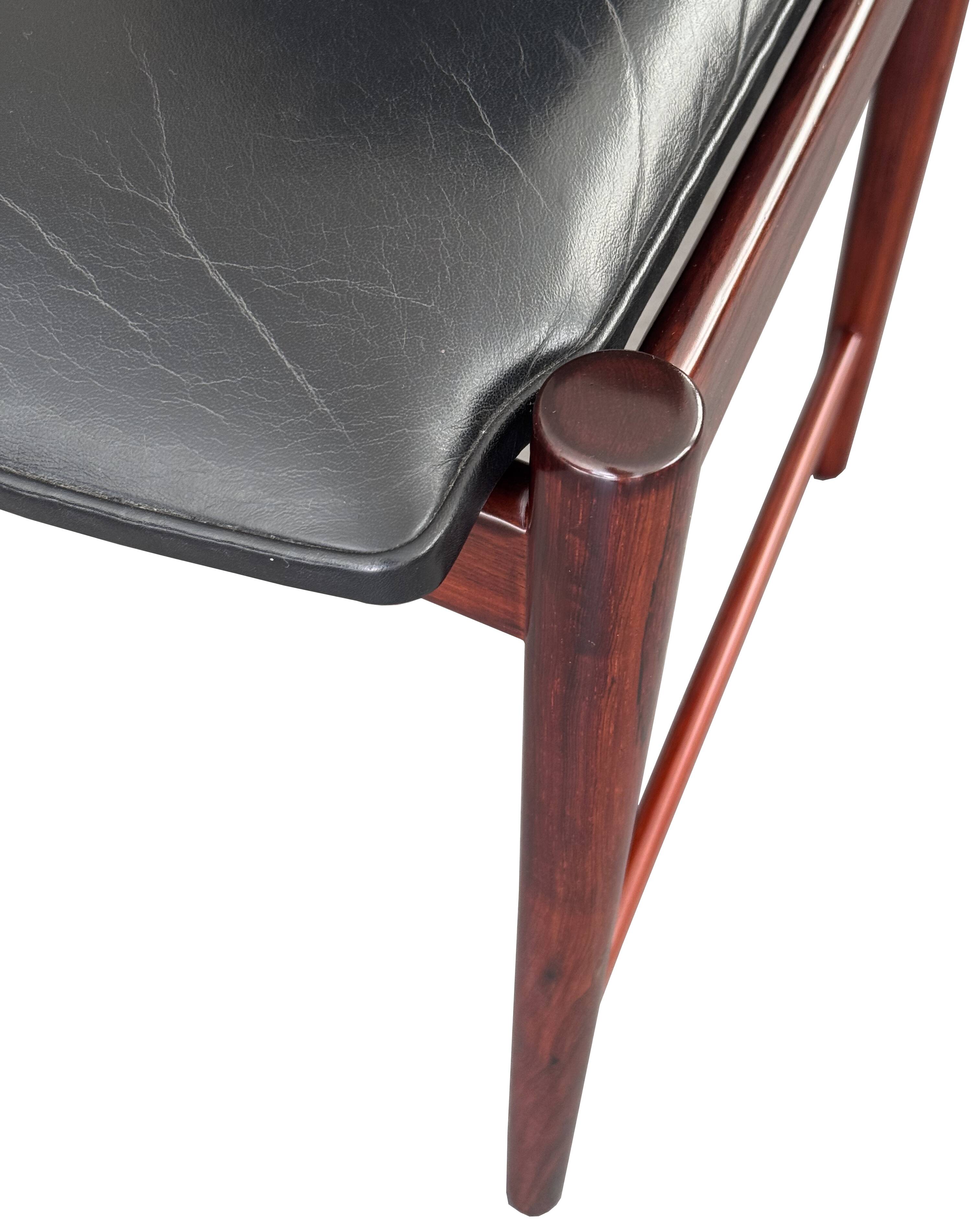 Torbjørn Afdal model "darby" rosewood dinning chairs