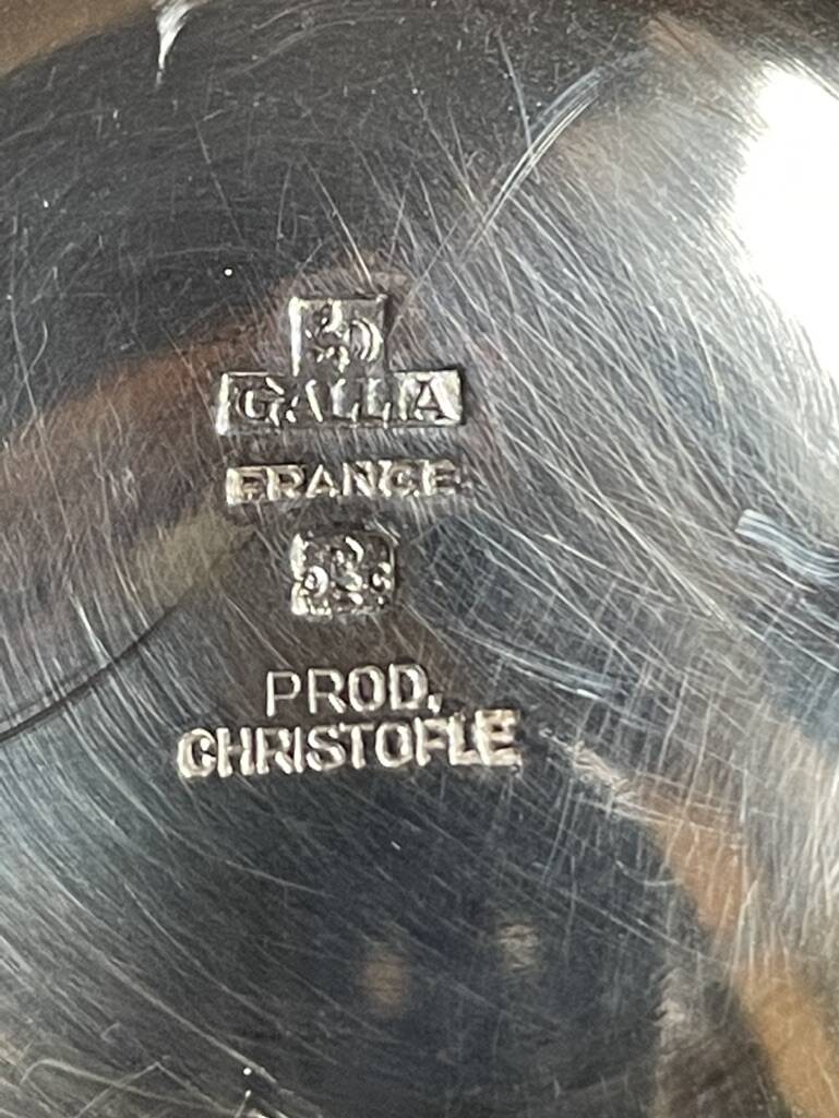 Gallia tea service by Christofle model Lauzin