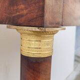 Empire Console in Mahogany and Bronze 19th