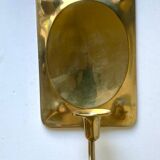 Vintage Brass Wall Candle holder  Sconce  height 28  cm