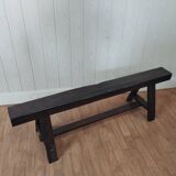 Solid oak farmhouse bench