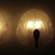 Hillebrand glass wall lamps  1960’s