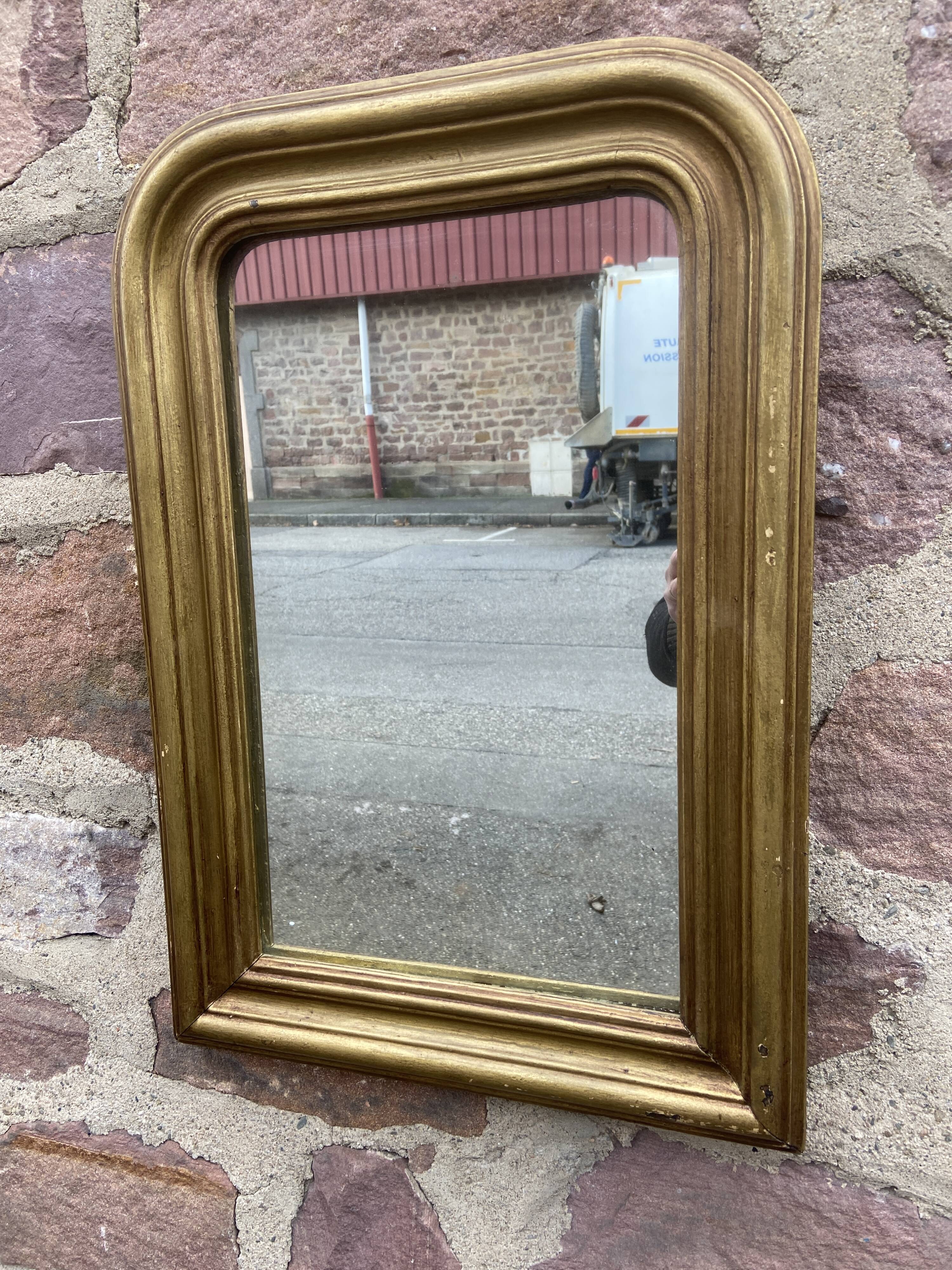 Vintage mirror mirror Louis Philippe French style Mirror Napoleon III period 1880s