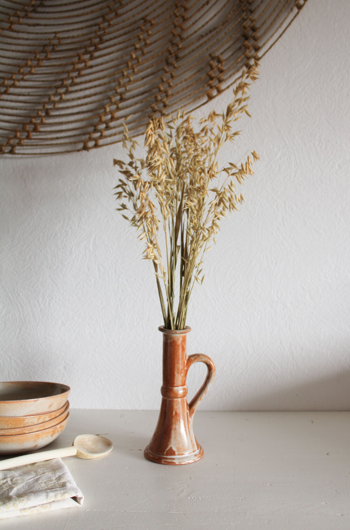 Sandstone candle holder