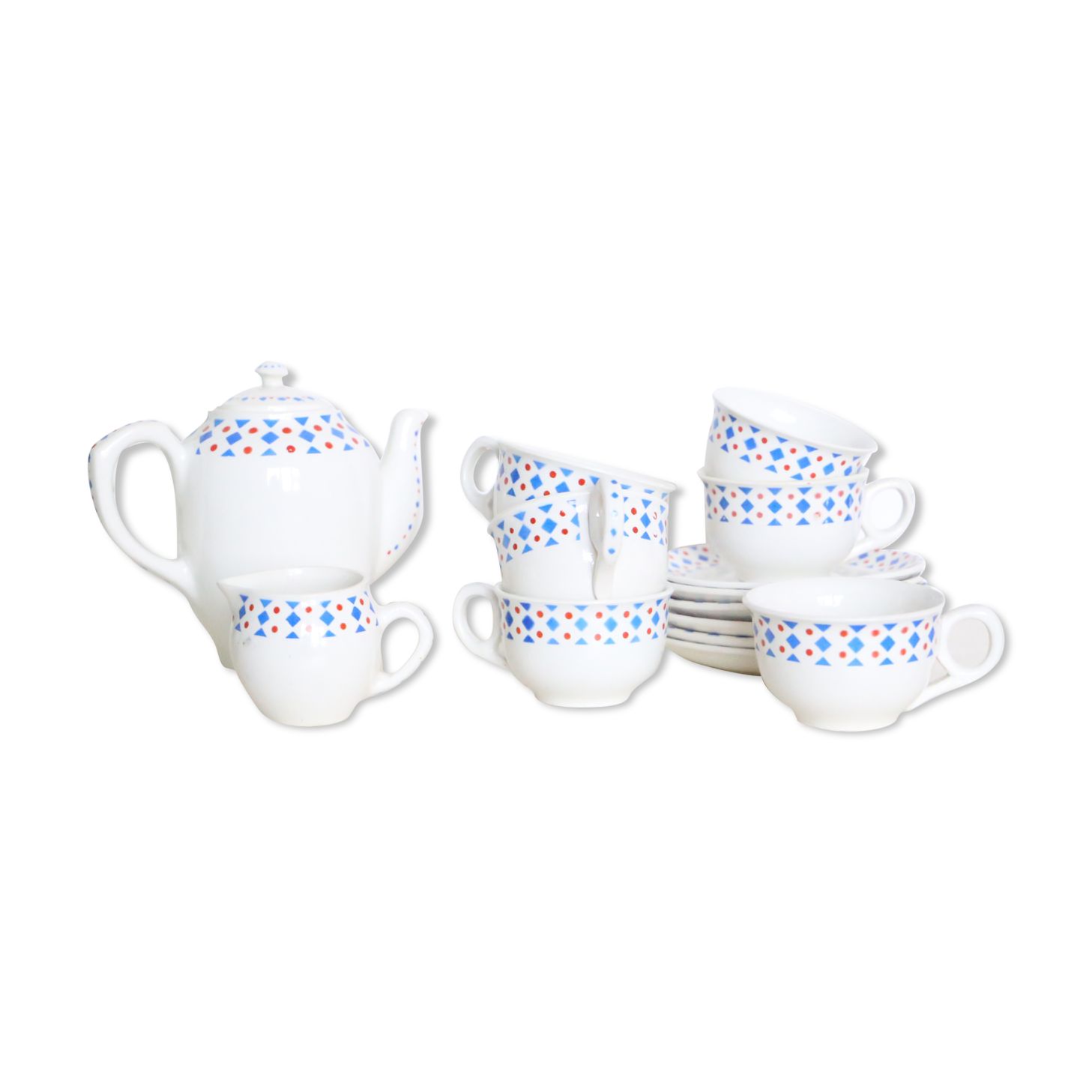 Coffee/tea service for children, 1940 , Imperial Manufacture Royale Boch, Belgium