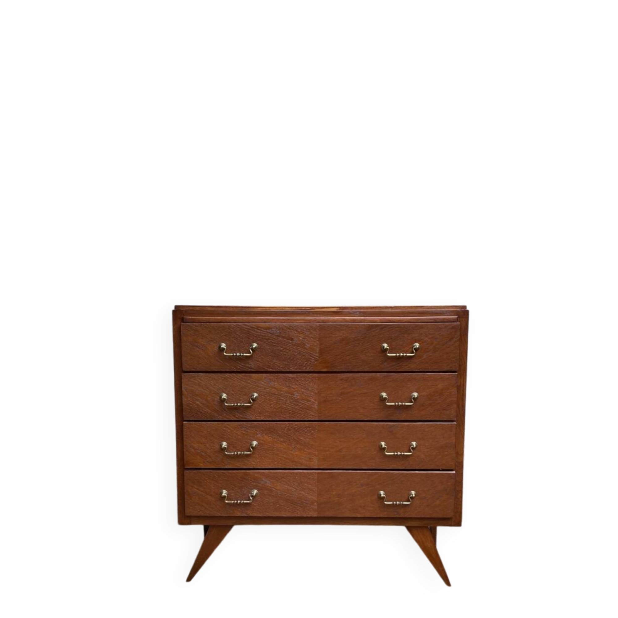 Vintage chest of drawers with tapered legs