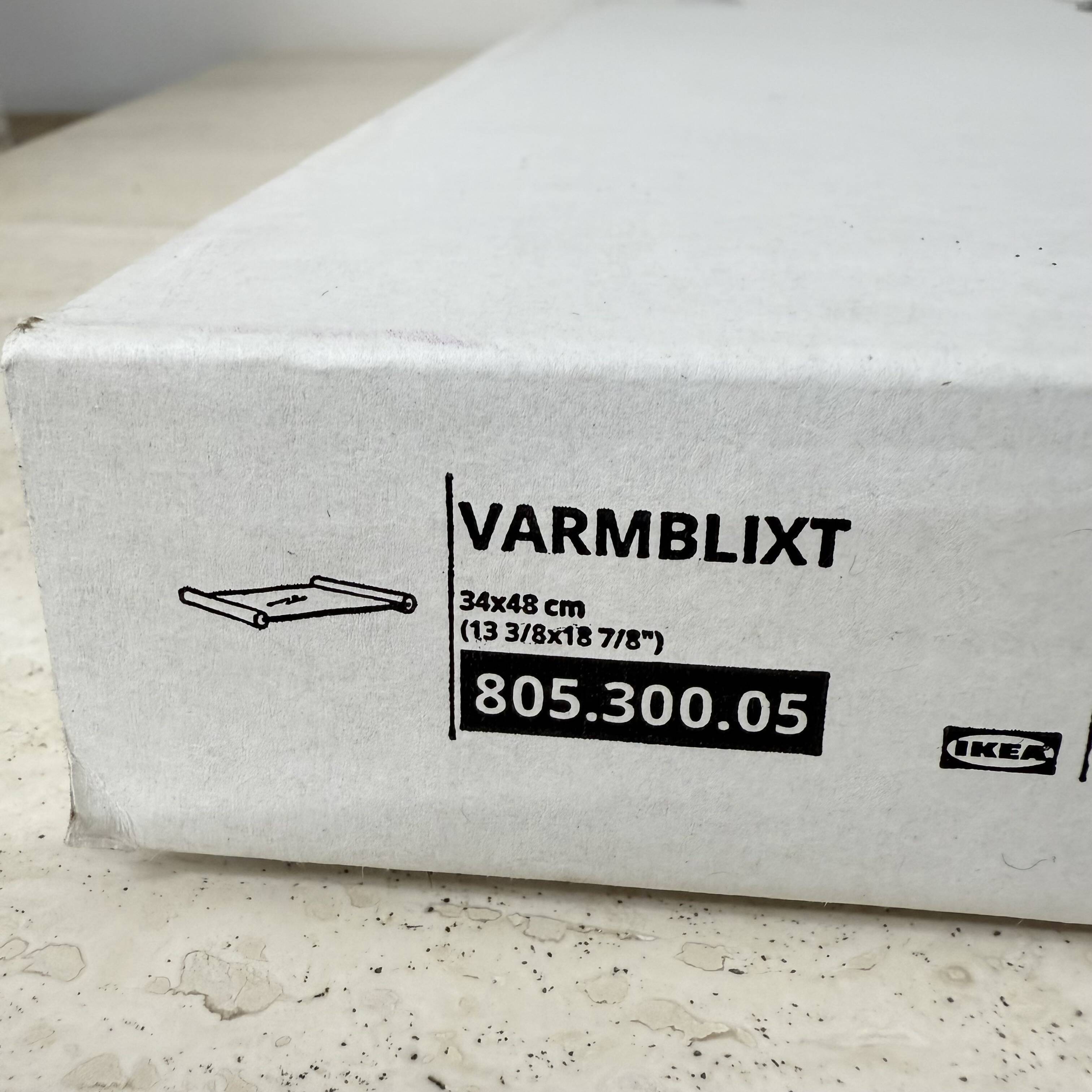 Ikea Sabine Marcelis Varmblixt dienblad glass tray