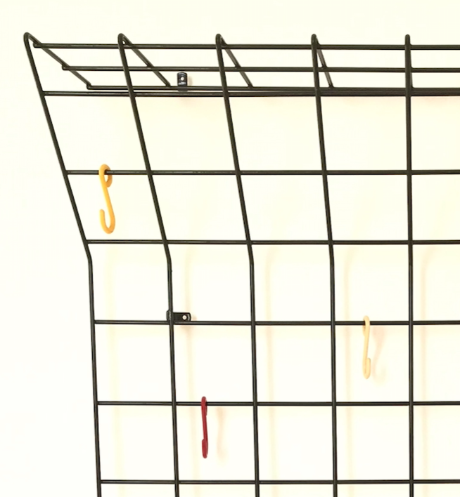 Wall doorpiece grid by Karl Fichtel for Drahtwerke Erlau A.G.Aalen, Germany 50s