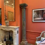 Antique solid teak column