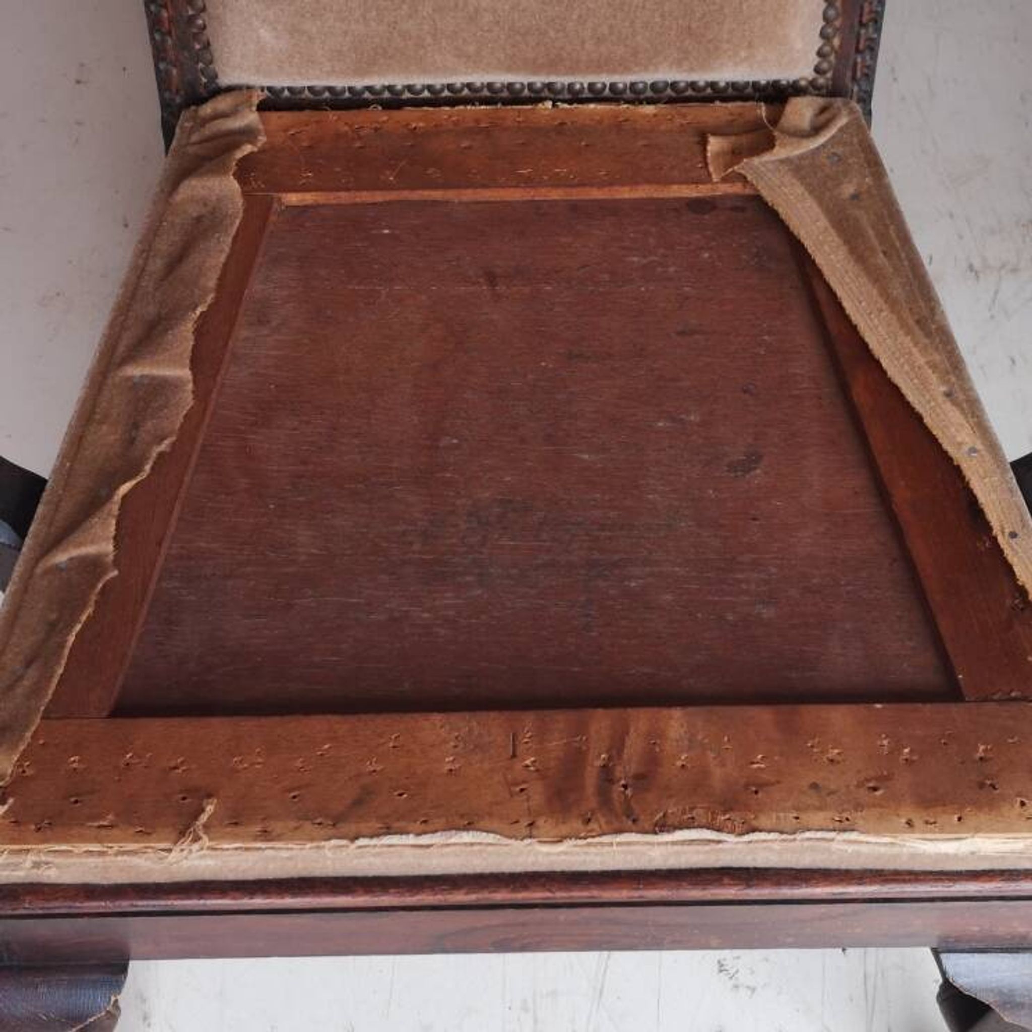 3 fauteuils chippendale en chêne massif, XIXème siècle
