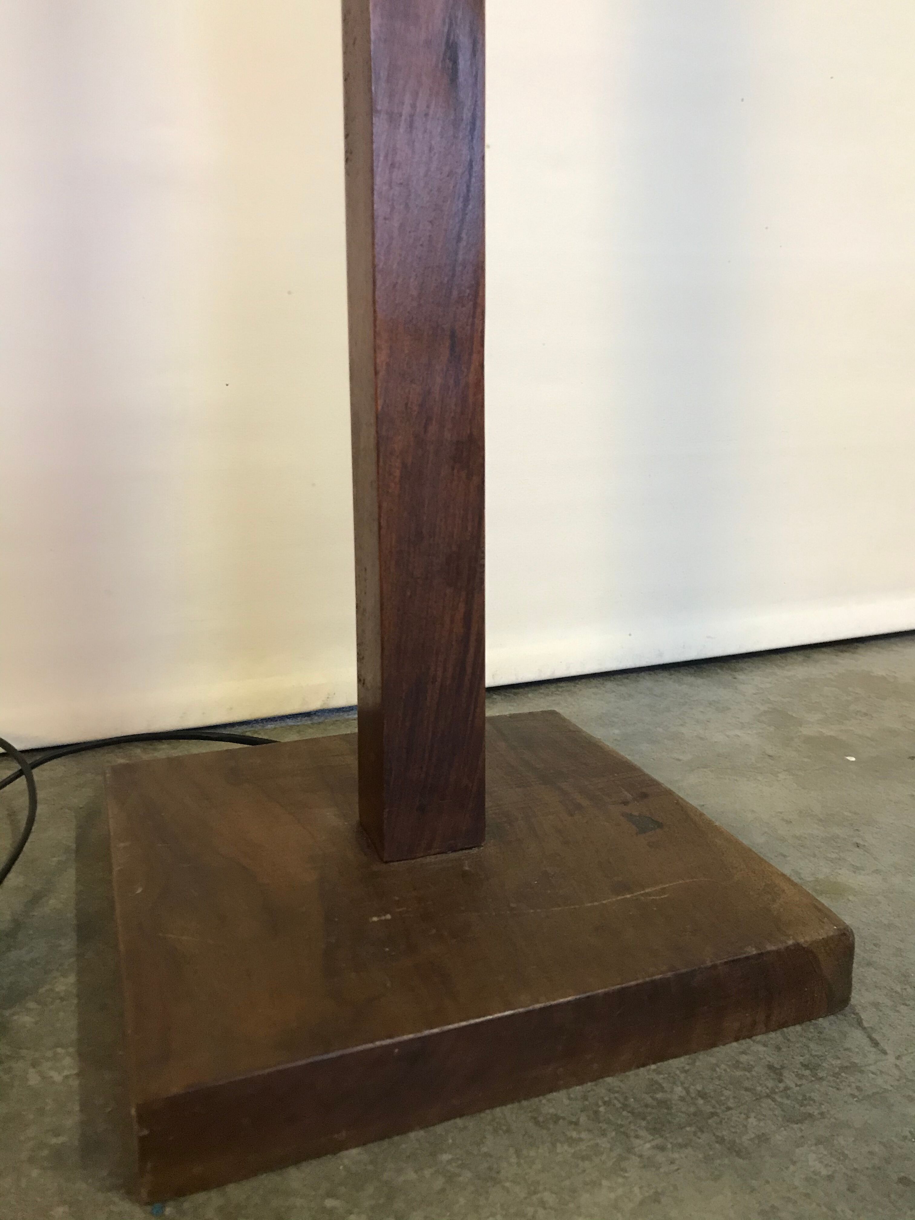 Vintage wood floor lamp 60