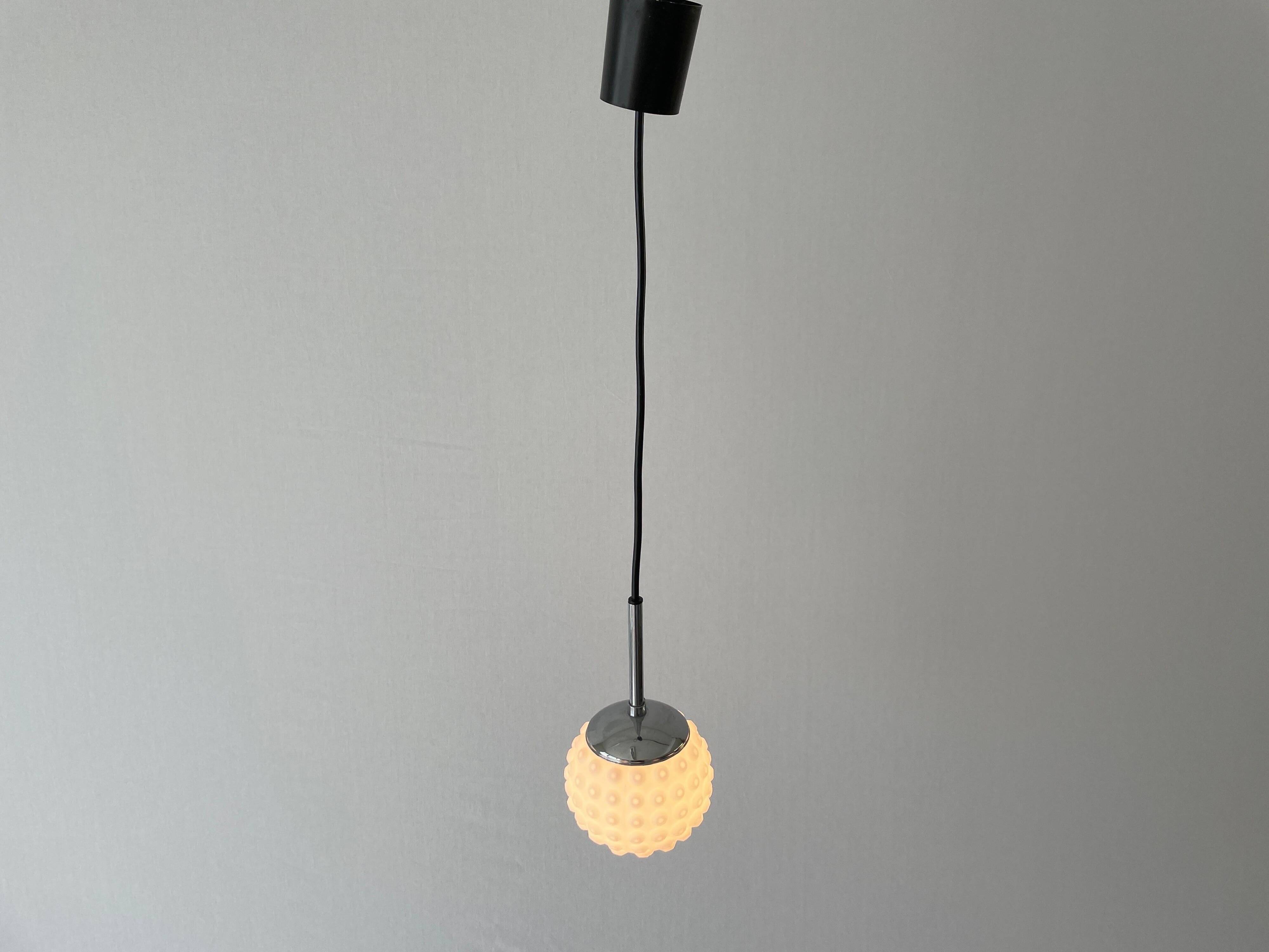 Small Ball and Ball glass ceiling light by Rolf Krüger for Staff, 1970s, Germany.