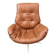 Space age fiberglass swivel chair, 1960s