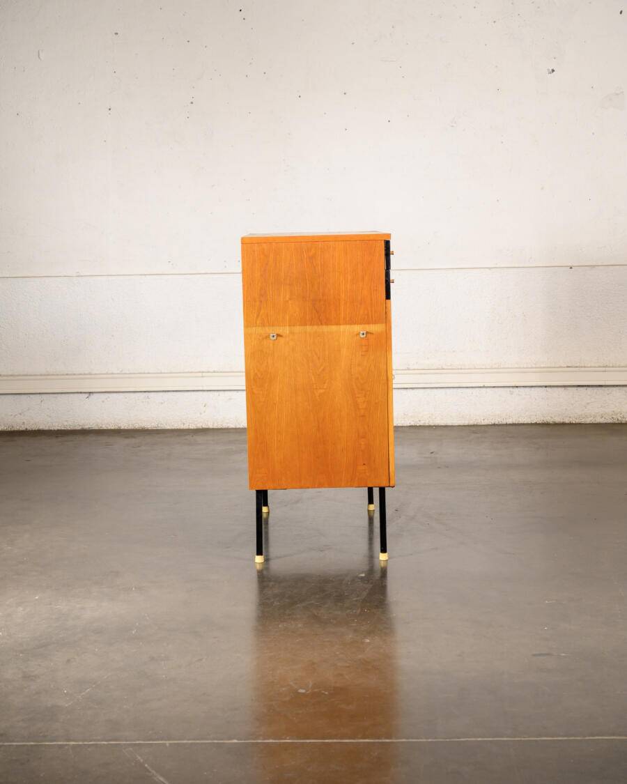 Vintage high sideboard with drawers