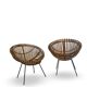 Vintage Rattan Lounge Set, 1960s