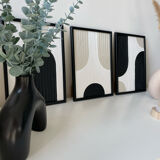 Triptyque abstrait