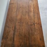 Table de travail française rustique antique de ferme, îlot Louis Philippe