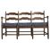 Sofa / Sculptural Danish modern three-seater Scandinavian bench, made by Hans Dau, 1950s.