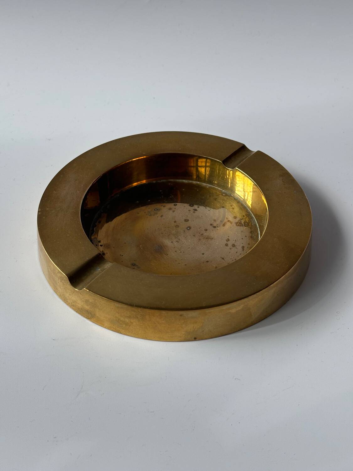 Vintage brass ashtray