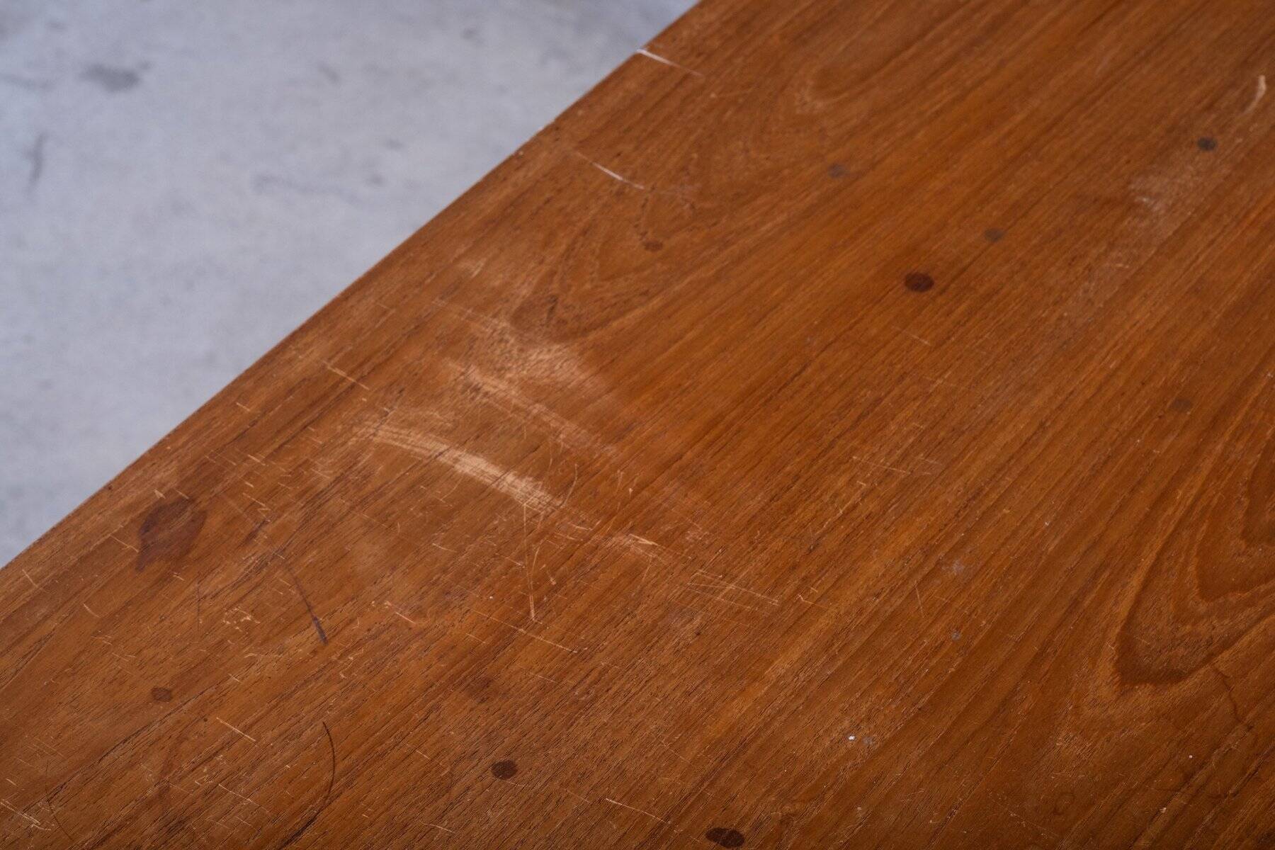 Vintage Teak Desk by Severin Hansen for Haslev Møbelfabrik, Denmark, 1950s