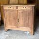 Parisian sideboard in natural wood, circa 1900