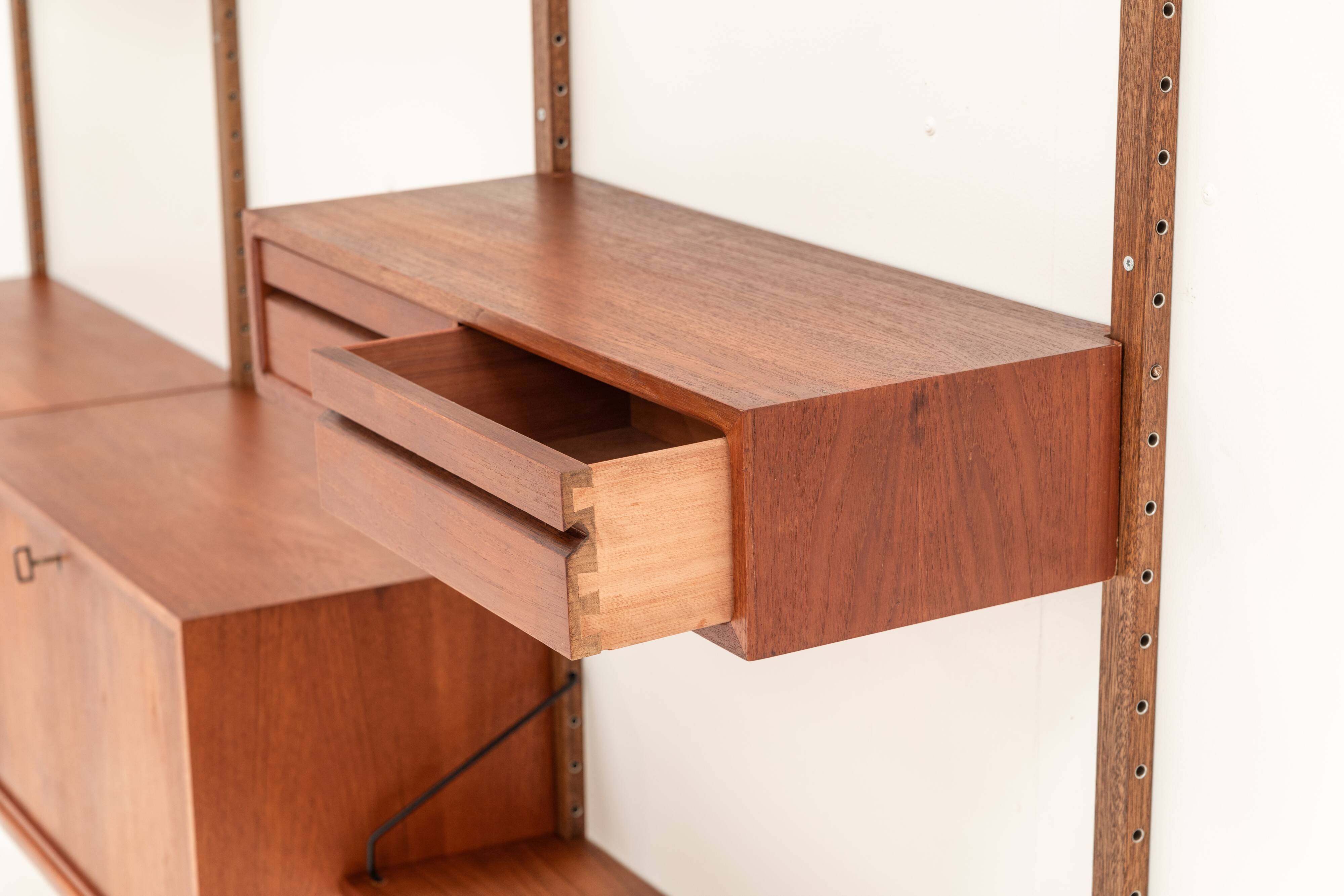 3-column wall unit by Poul Cadovius