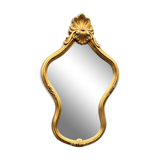 Large rococo mirror in gilded wood