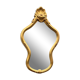 Grand miroir rococo en bois doré