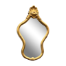 Grand miroir rococo en bois doré