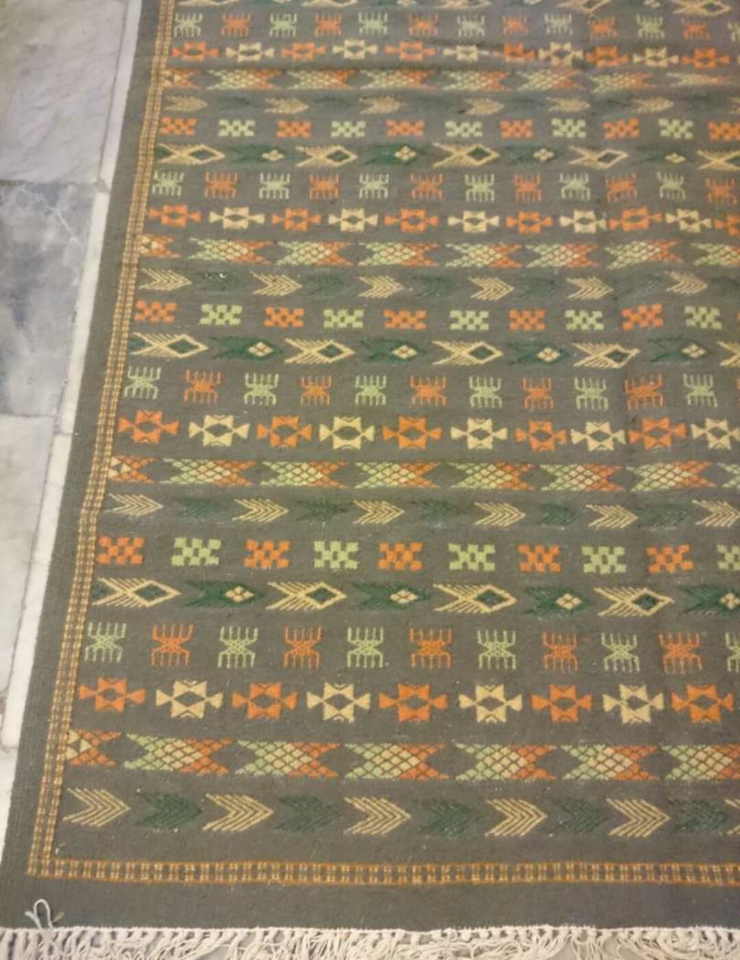 Berber carpet in pure wool 155x255cm