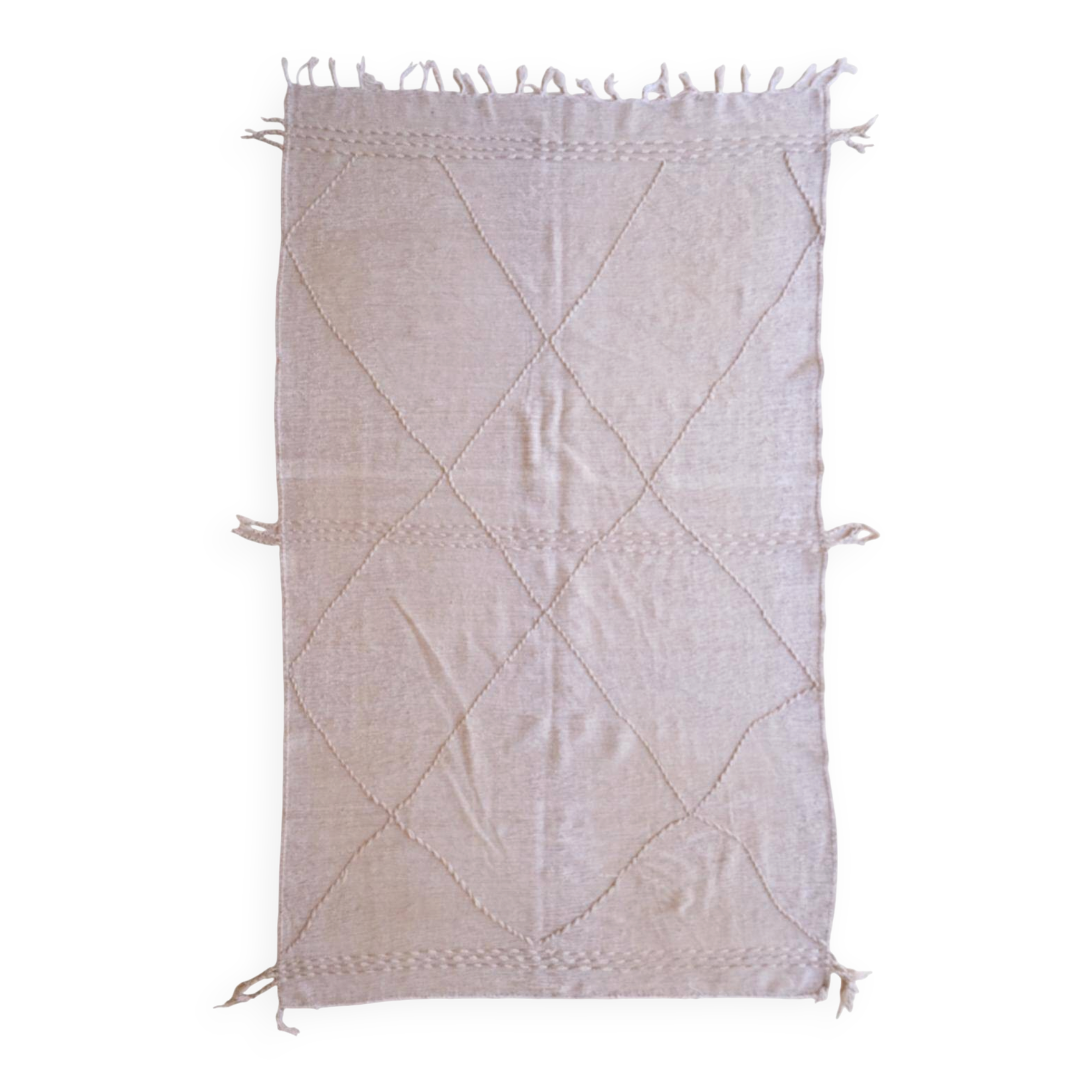 Kilim Rug Zanafi Beige - 307 x 182 cm