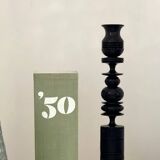 Scandinavian wooden candle holder,