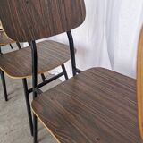 Chaises d'école industrielles vintage - STOL Kamnik - Yougoslavie des années 70 - Lot de 6