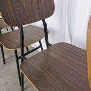 Vintage Industrial School Chairs - STOL Kamnik - 70s Yugoslavia - Set of 6