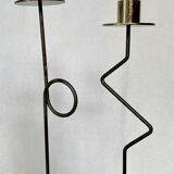Set of 2 vintage candlesticks by Ehlen Johansson