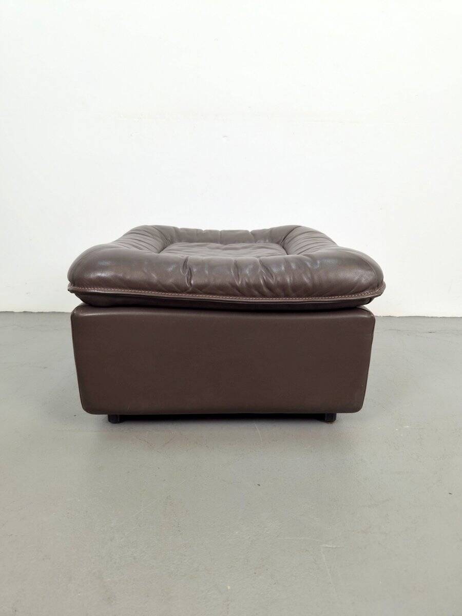 Mid-Century DS 11 Ottoman in Brown Leather from de Sede, Switzerland, 1960s