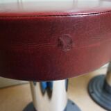 Vintage Belgian Art Deco Style Bar Stools from Frava, 1950s, Set of 4